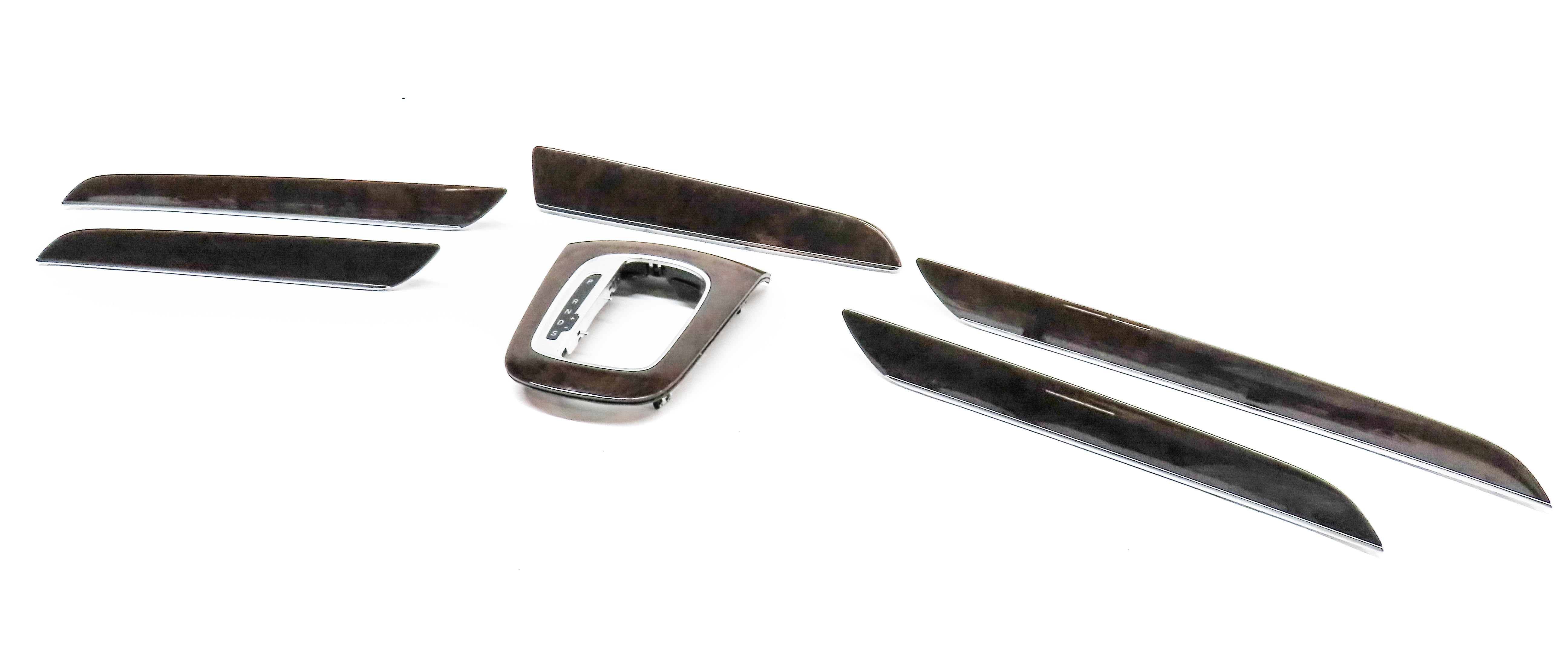 2018 AUDI Q3 (8U) INTERIOR DASH DOOR CONSOLE WOOD GRAIN TRIM SET-6 — exact item pictured
